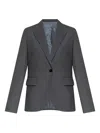 Zadig & Voltaire Vavy Tailored Blazer In Gray