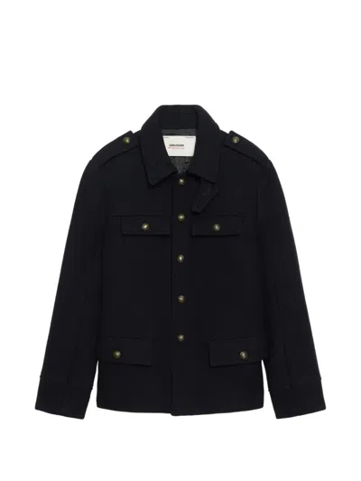 Zadig & Voltaire Vearm Jacket In Blue
