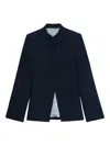 Zadig & Voltaire Verysa Tailored Blazer In Blue