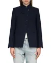 Zadig & Voltaire Please Tailleur Linen-blend Short In Black
