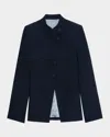 Zadig & Voltaire Verysa Tailored Blazer In Blue