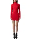 Zadig & Voltaire Viky We Sweater Dress In Red