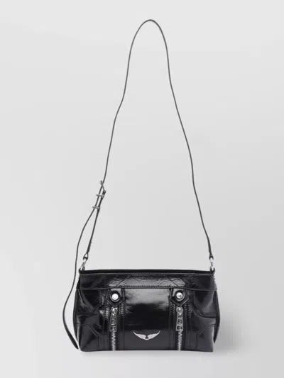 Zadig & Voltaire Vintage Crossbody Bag Textured Finish