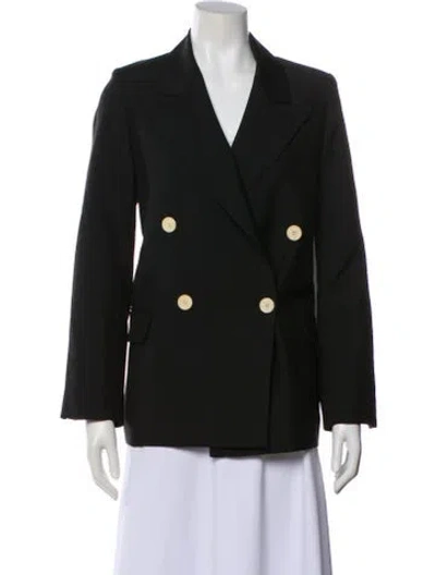 Pre-owned Zadig & Voltaire Virgin Wool Blazer In Black
