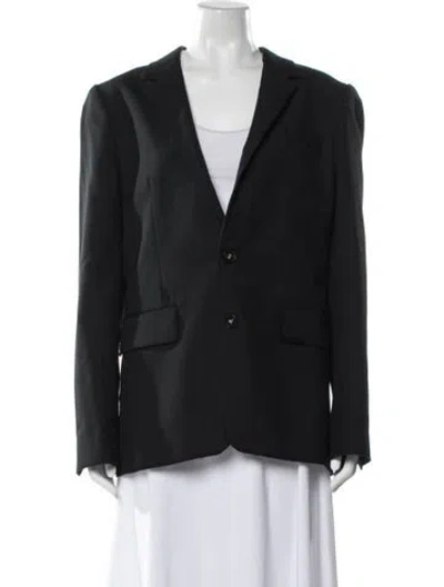 Pre-owned Zadig & Voltaire Virgin Wool Blazer In Blue