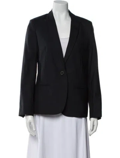 Pre-owned Zadig & Voltaire Virgin Wool Blazer In Blue