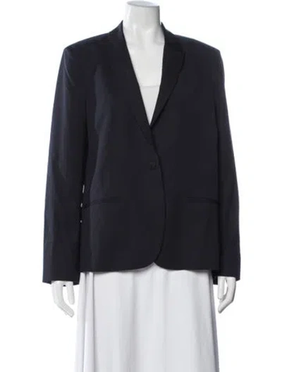 Pre-owned Zadig & Voltaire Virgin Wool Blazer In Blue