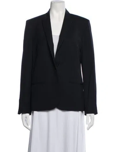 Pre-owned Zadig & Voltaire Virgin Wool Blazer In Blue