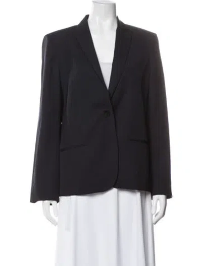 Pre-owned Zadig & Voltaire Virgin Wool Blazer In Gray