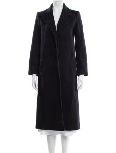 Pre-owned Zadig & Voltaire Virgin Wool Coat In Blue