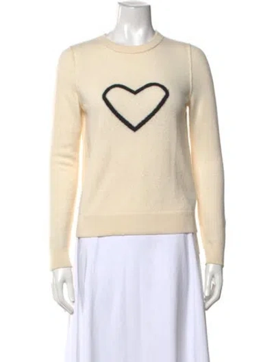 Pre-owned Zadig & Voltaire Virgin Wool Graphic Print Sweater In Neutrals