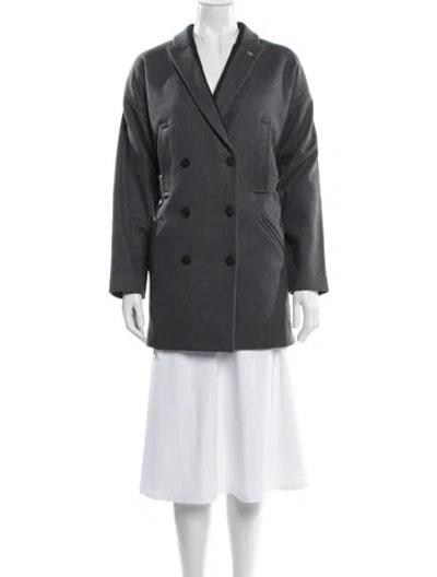Pre-owned Zadig & Voltaire Virgin Wool Jacket In Gray