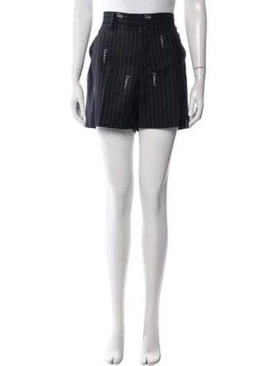 Pre-owned Zadig & Voltaire Virgin Wool Mini Shorts In Black