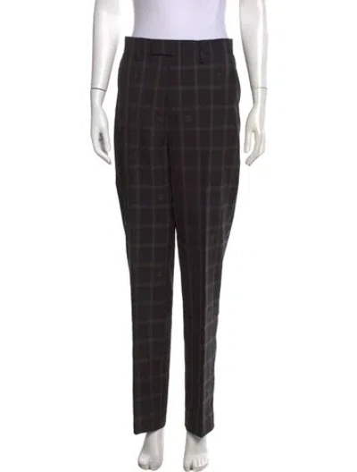 Pre-owned Zadig & Voltaire Virgin Wool Straight Leg Pants In Black