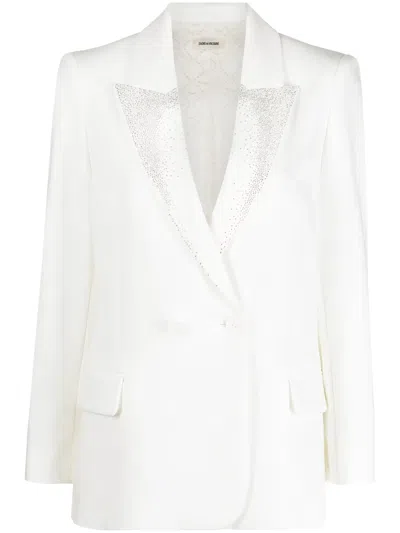 ZADIG & VOLTAIRE VISIT RHINESTONE-EMBELLISHED BLAZER
