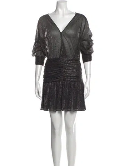Pre-owned Zadig & Voltaire V-neck Mini Dress