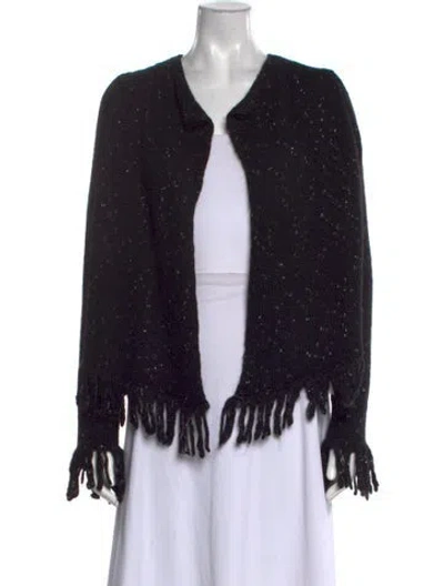 Pre-owned Zadig & Voltaire V-neck Sweater In Black