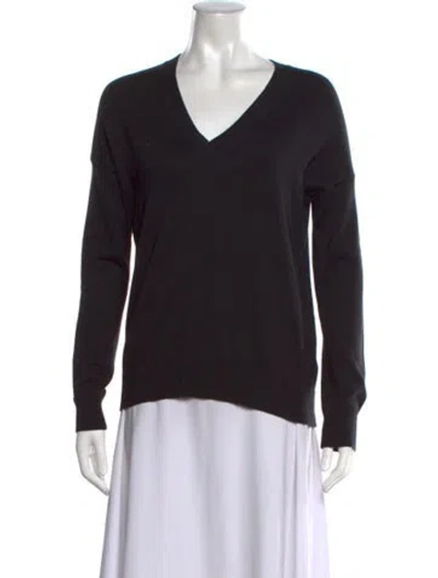 Pre-owned Zadig & Voltaire V-neck Sweater In Black
