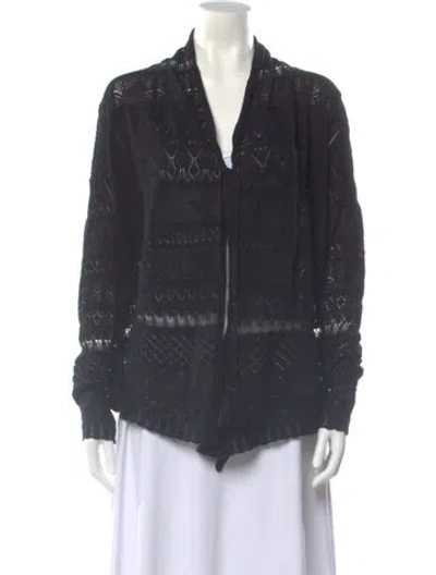 Pre-owned Zadig & Voltaire V-neck Sweater In Gray