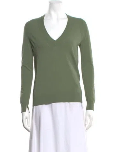 Pre-owned Zadig & Voltaire V-neck Sweater In Green
