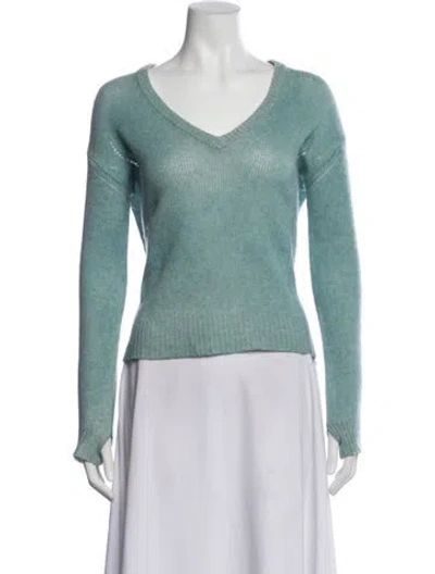 Pre-owned Zadig & Voltaire V-neck Sweater In Green