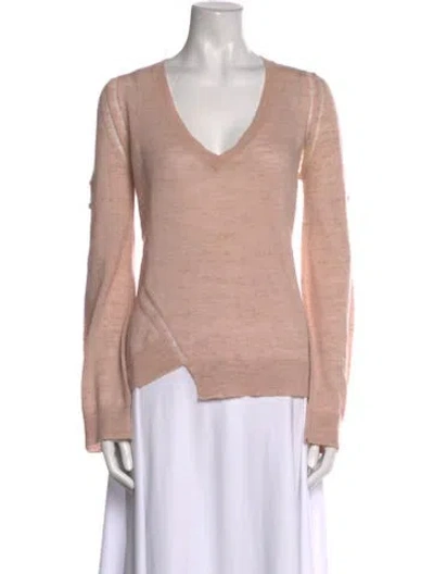 Pre-owned Zadig & Voltaire V-neck Sweater In Pink