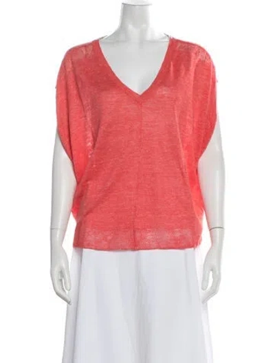 Pre-owned Zadig & Voltaire V-neck Sweater In Red