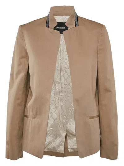 Pre-owned Zadig & Voltaire Volly Bis Embroidered Jacket