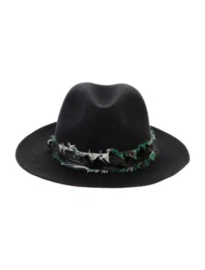 Pre-owned Zadig & Voltaire Voltaire Wool Hat In Black