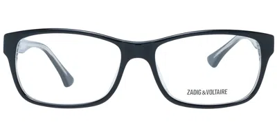 Zadig & Voltaire Vzv016 0z32 Occhiali Da Vista Neri Per Uomo (solo Montatura) In Black
