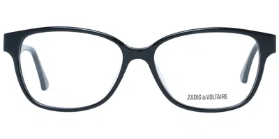 Zadig & Voltaire Vzv017 0700 Occhiali Da Vista Neri Per Uomo (solo Montatura) In Black