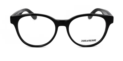 Zadig & Voltaire Vzv120s 0700 Occhiali Da Vista Neri Per Donna (solo Montatura) In Black