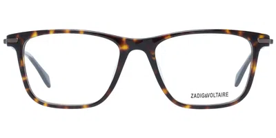 Zadig & Voltaire Vzv135 0743 Occhiali Da Vista Tartarugatishell Per Uomo (solo Montatura) In Brown