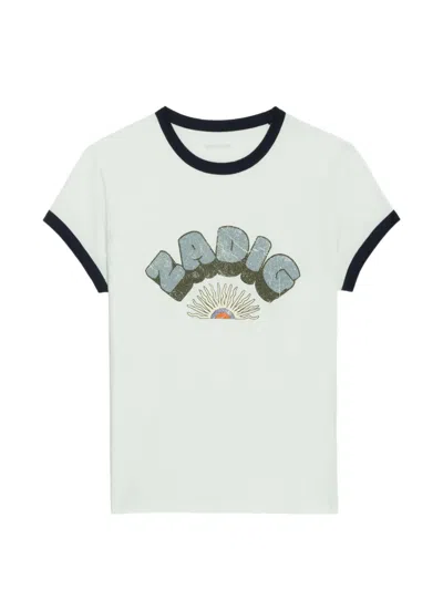 Zadig & Voltaire Walk Graphic-print T-shirt In Green