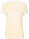 Zadig & Voltaire Walk University Diamanté T-shirt In Yellow