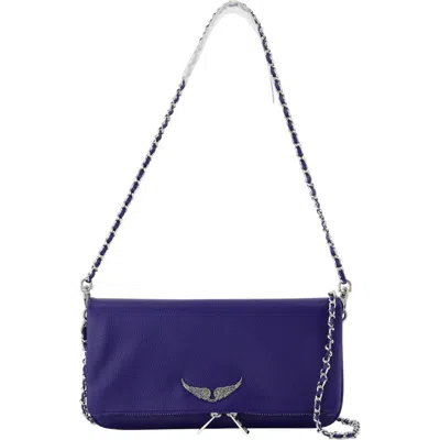 Zadig & Voltaire Zadig&voltaire Wallet On Chain Rock In Blue