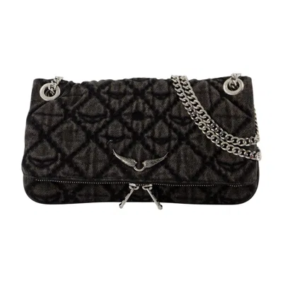 Zadig & Voltaire Zadig&voltaire Wallet On Chain Rock Ii In Black