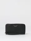 Zadig & Voltaire Womens Black Compagnon Leather Wallet In Black