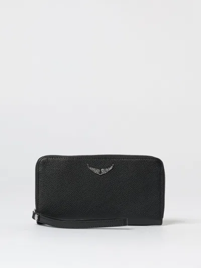 ZADIG & VOLTAIRE WALLET ZADIG & VOLTAIRE WOMAN COLOR BLACK,438112002