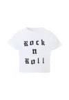 Zadig & Voltaire White T-shirt For Girl With Writing In White