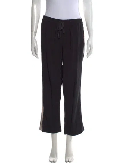 Pre-owned Zadig & Voltaire Wide Leg Pants In Black