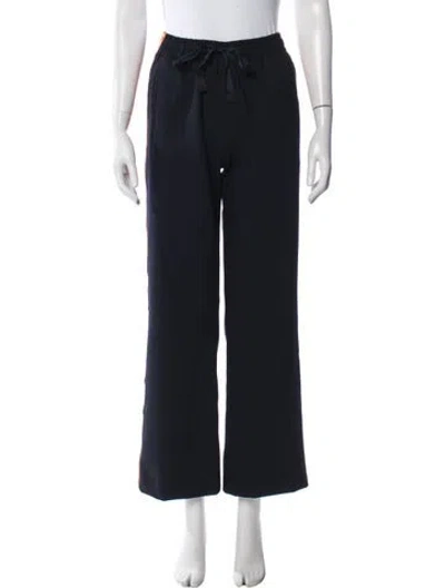 Pre-owned Zadig & Voltaire Wide Leg Pants In Black