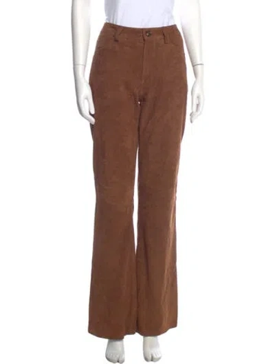 Pre-owned Zadig & Voltaire Wide Leg Pants In Brown