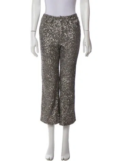Pre-owned Zadig & Voltaire Wide Leg Pants In Gray