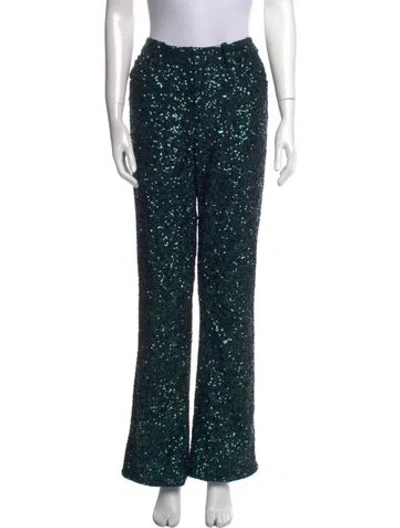 Pre-owned Zadig & Voltaire Wide Leg Pants In Green
