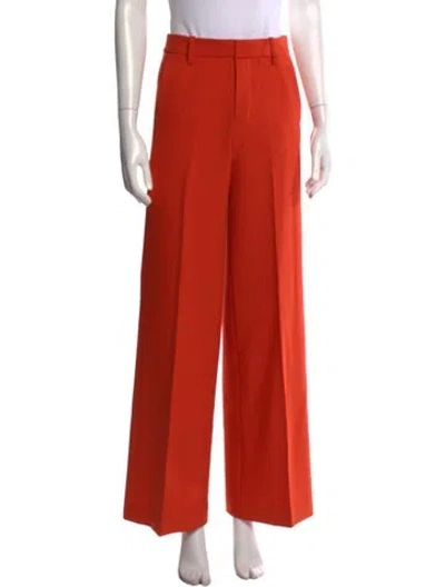 Pre-owned Zadig & Voltaire Wide Leg Pants In Orange