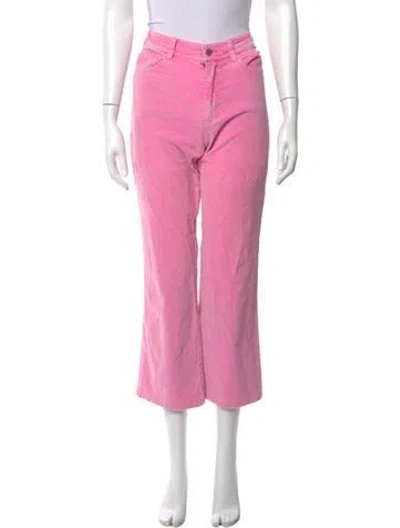 Pre-owned Zadig & Voltaire Wide Leg Pants In Pink