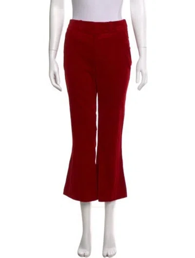 Pre-owned Zadig & Voltaire Wide Leg Pants In Red