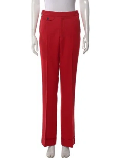 Pre-owned Zadig & Voltaire Wide Leg Pants In Red