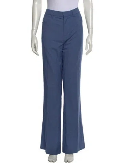 Pre-owned Zadig & Voltaire Wide Leg Pants W/ Tags In Blue